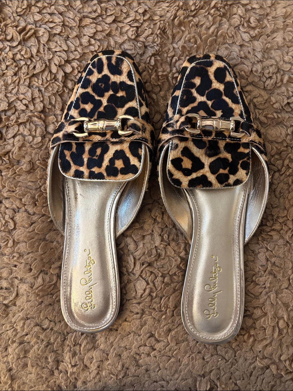 Lilly Pulitzer Leopard Print Slip-On Loafers